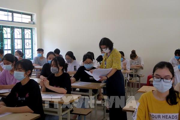 Hơn 993.000 thí sinh đến làm thủ tục dự thi tốt nghiệp THPT năm 2021