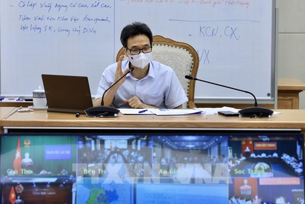 Phó Thủ tướng Vũ Đức Đam: Các tỉnh Đồng bằng sông Cửu Long nâng cao cảnh giác với dịch COVID-19