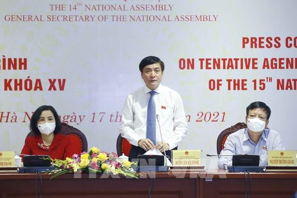 Kỳ họp thứ nhất, Quốc hội khóa XV: Trọng tâm là công tác nhân sự cấp cao Nhà nước