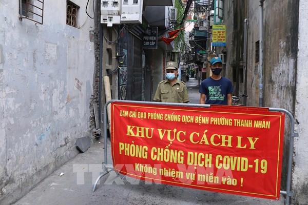 Hà Nội: Phong tỏa khu nhà B6 Trại Găng, quận Hai Bà Trưng
