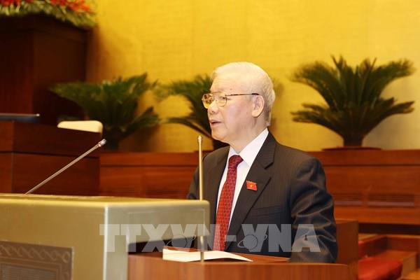 Tổng Bí thư Nguyễn Phú Trọng: Tiếp tục nâng cao hơn nữa chất lượng và hiệu quả hoạt động của Quốc hội trong giai đoạn mới