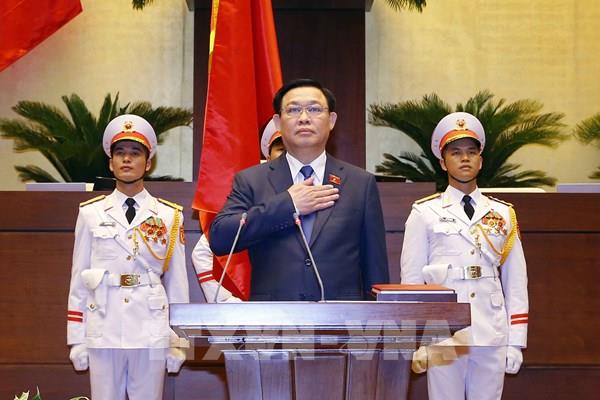 Chủ tịch Quốc hội Vương Đình Huệ tuyên thệ nhậm chức