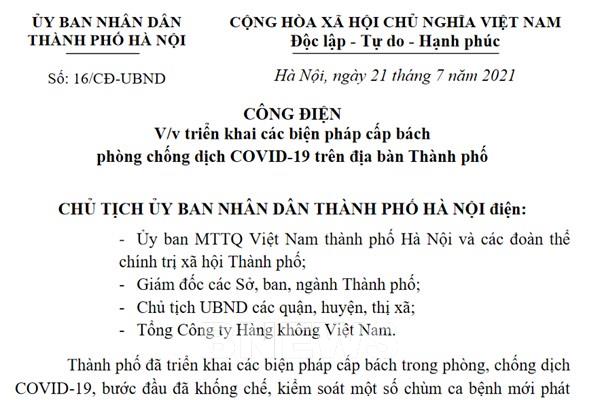 Từ 0h 22/7, Hà Nội cách ly tập trung toàn bộ người về từ các địa phương đang giãn cách xã hội
