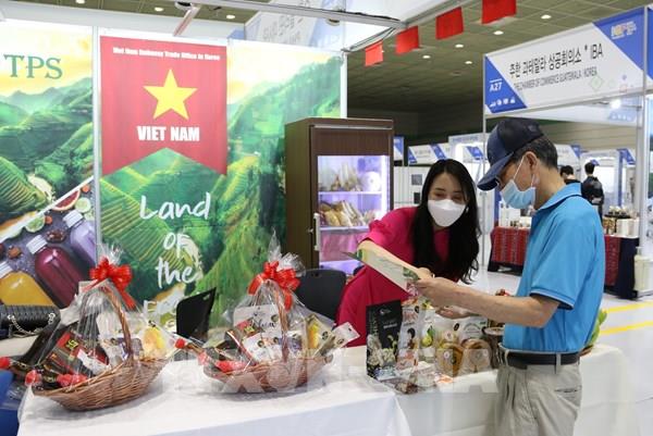 Nông sản Việt Nam tham gia Hội chợ hàng nhập khẩu Hàn Quốc 2021
