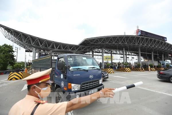 Lộ trình phương tiện không vào Hà Nội để tránh ùn tắc tại các chốt kiểm soát dịch