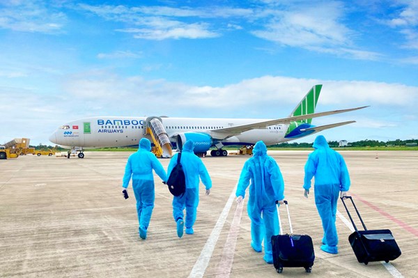 Bamboo Airways phối hợp tổ chức chuyến bay đưa người Gia Lai về từ TP. HCM và Bình Dương