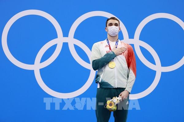 Olympic Tokyo 2020: "Kình ngư" Hungary phá kỷ lục 13 năm của Michael Phelps