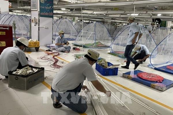 Nhiều doanh nghiệp “3 tại chỗ” ở Bình Dương dừng sản xuất