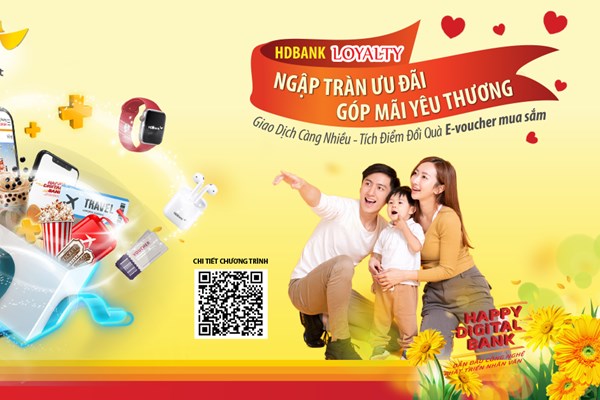 HDBank gia tăng tiện ích cho khách hàng từ giao dịch trực tuyến