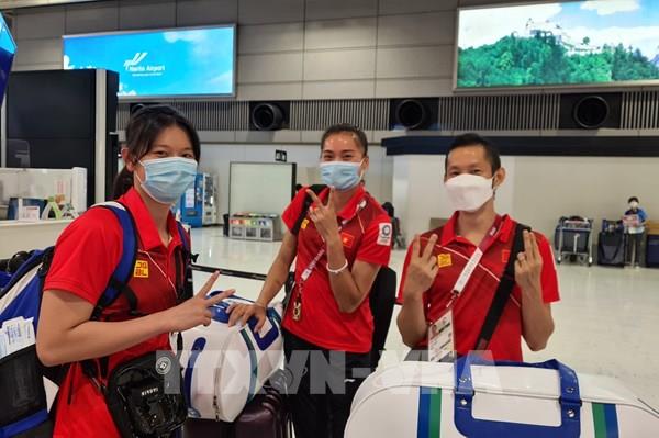 Olympic Tokyo 2020: Đoàn thể thao Việt Nam trở về nước