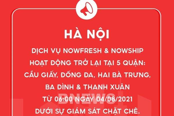 Những dịch vụ công nghệ giao hàng nào đã được hoạt động ở Hà Nội?