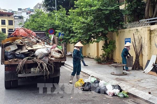 Rác ở thành phố Hạ Long đã được thu gom
