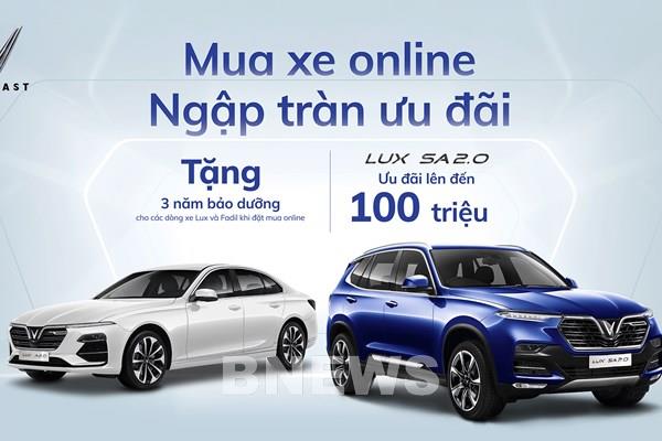 Lần đầu ở Việt Nam: VinFast bán ô tô trực tuyến, ưu đãi đến 100 triệu