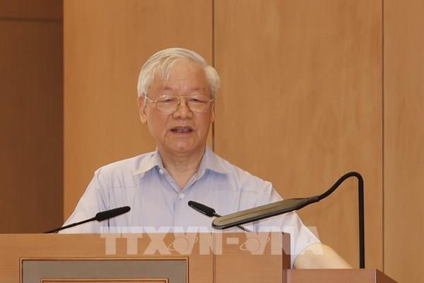 Tổng Bí thư Nguyễn Phú Trọng: Chính phủ cần tiếp tục nâng cao chất lượng, hiệu lực, hiệu quả hoạt động trong giai đoạn phát triển mới