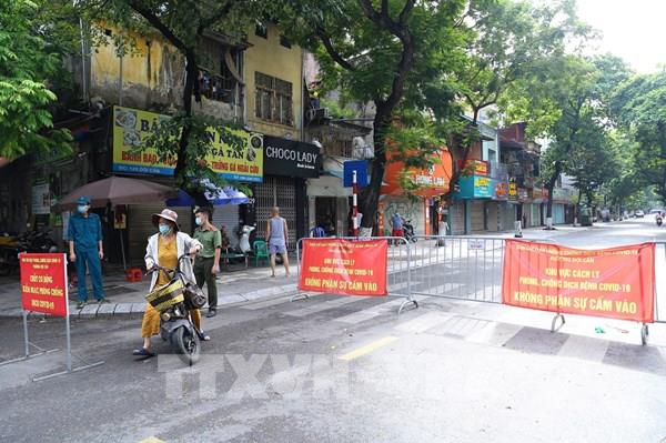 Hà Nội dỡ bỏ phong tỏa cách ly y tế khu vực ngõ 68 phố Đội Cấn