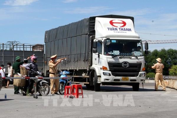 Nghệ An thiết lập 14 chốt chặn ra vào thành phố Vinh