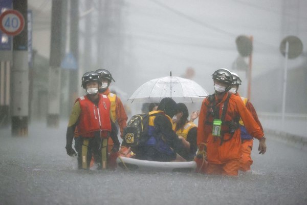 Nhật Bản vẫn đối mặt với nguy cơ thảm họa mưa lũ