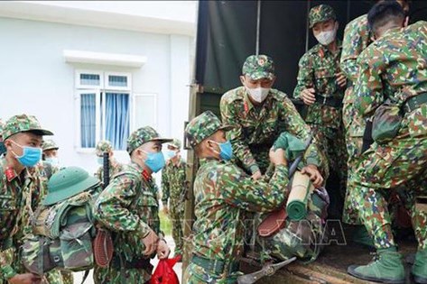 Bộ đội Biên phòng tăng cường lực lượng hỗ trợ TPHCM và các tỉnh phía Nam