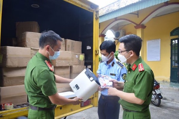 Thu giữ lô máy tạo oxy không rõ nguồn gốc xuất xứ