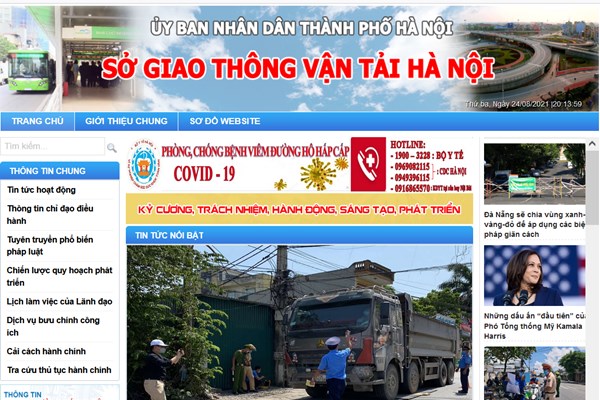 Sở Giao thông Vận tải Hà Nội tiếp tục tạm dừng giải quyết thủ tục hành chính trực tiếp