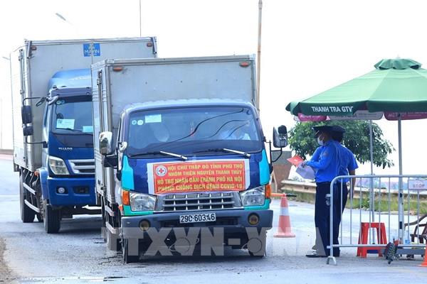 Hà Nội siết chặt kiểm tra tại 23 chốt kiểm dịch nơi cửa ngõ Thủ đô