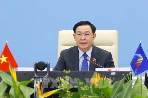 Chủ tịch Quốc hội Vương Đình Huệ tham dự Lễ bế mạc Đại hội đồng AIPA-42