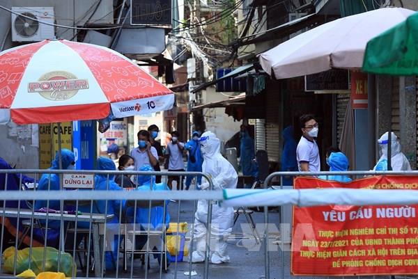 Chiều 27/8: Hà Nội thêm 21 ca mắc mới, trong đó 14 ca ở Thanh Xuân