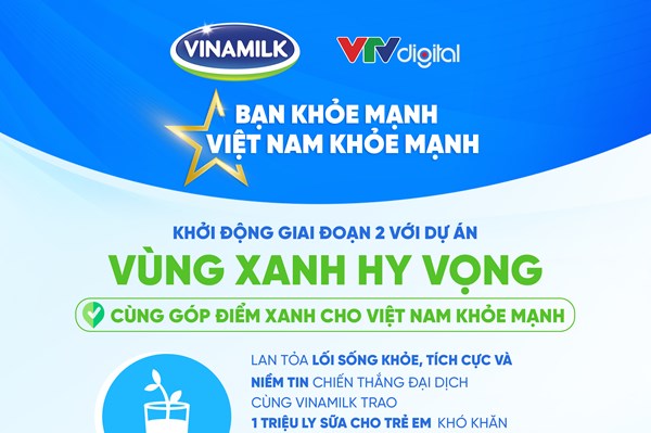 Vinamilk tiếp nối chiến dịch “Bạn khỏe mạnh, Việt Nam khỏe mạnh”