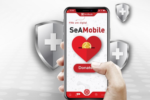 SeABank góp 1.000 đồng cho mỗi giao dịch trên ngân hàng số vào Quỹ vaccine phòng COVID-19