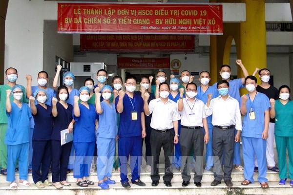 Tiền Giang thành lập đơn vị Hồi sức cấp cứu điều trị COVID-19
