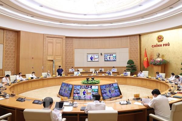 Thủ tướng chủ trì họp với các xã, phường một số địa phương đang thực hiện giãn cách xã hội