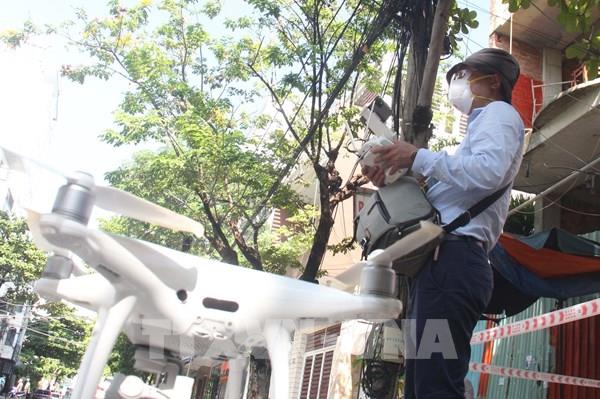 Đà Nẵng dùng flycam kiểm soát người dân chấp hành phòng, dịch COVID-19
