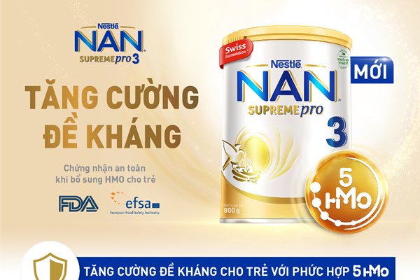 Nestlé Việt Nam ra mắt sản phẩm NAN SUPREME PRO 3