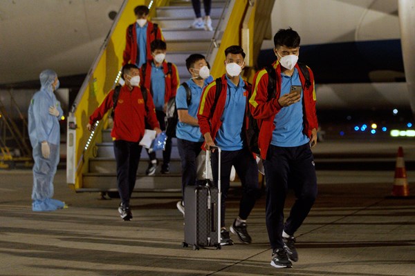 Vòng loại World Cup 2022: Đội tuyển Việt Nam về nước trên chuyến bay thẳng của Bamboo Airways