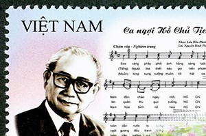 Ra mắt bộ tem “Kỷ niệm 100 năm ngày sinh nhạc sỹ Lưu Hữu Phước”