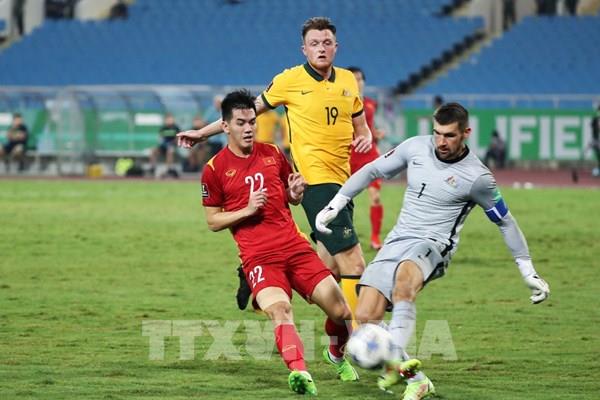 Hình ảnh nổi bật trong trận đấu giữa Việt Nam và Australia