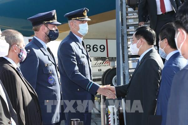 Chủ tịch Quốc hội bắt đầu thăm làm việc với Nghị viện châu Âu và Vương quốc Bỉ