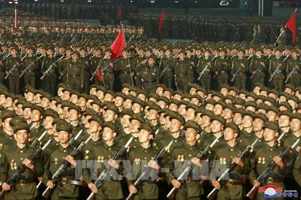 Triều Tiên tổ chức diễu binh vào lúc 0h00 kỷ niệm 73 năm ngày Quốc khánh