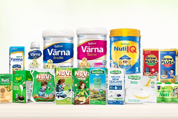 Nutifood giảm sâu giá sữa đến 50% tại Hà Nội
