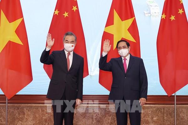 Thủ tướng Phạm Minh Chính tiếp Ủy viên Quốc vụ, Bộ trưởng Ngoại giao Trung Quốc Vương Nghị