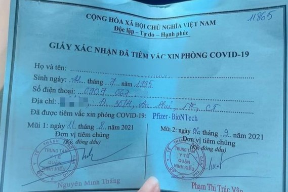 Vụ cô gái khoe tiêm vaccine Pfizer: Đình chỉ công tác Phó chủ tịch UBND phường ở Cần Thơ