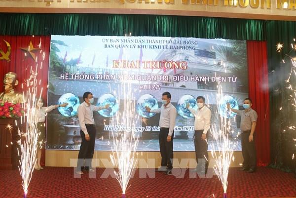 Hệ thống e-HEZA của Ban Quản lý Khu Kinh tế Hải Phòng đi vào hoạt động
