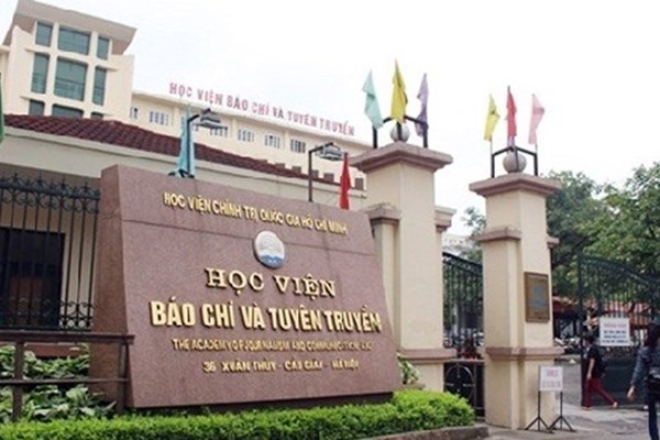 Điểm chuẩn Học viện Báo chí và Tuyên Truyền năm 2021