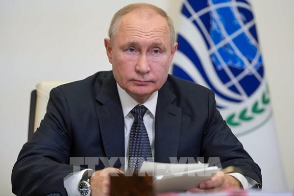 Tổng thống Vladimir Putin bỏ phiếu trực tuyến bầu cử Duma Quốc gia Nga