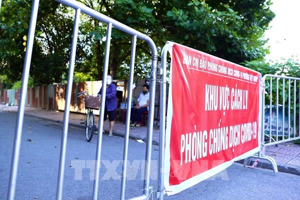 Hà Nội thêm 2 ca mắc COVID-19 tại khu cách ly, phong  tỏa