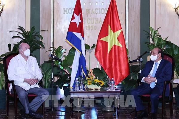 Chủ tịch nước Nguyễn Xuân Phúc: Việt Nam sẽ thúc đẩy các dự án đầu tư vào Đặc khu Phát triển Mariel của Cuba