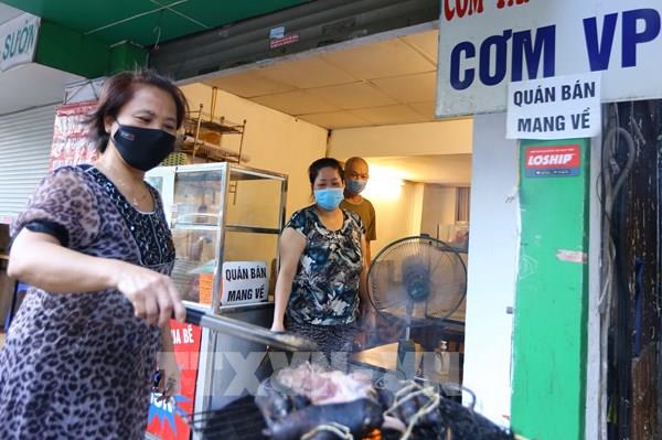 Hình ảnh một số loại hình cơ sở kinh doanh, dịch vụ tại Hà Nội mở lại từ 6h ngày 21/9