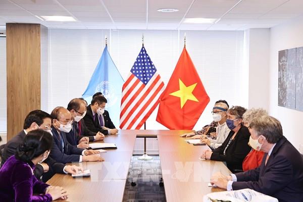 Chủ tịch nước Nguyễn Xuân Phúc tiếp bạn bè Hoa Kỳ nhân 60 năm thảm họa da cam ở Việt Nam