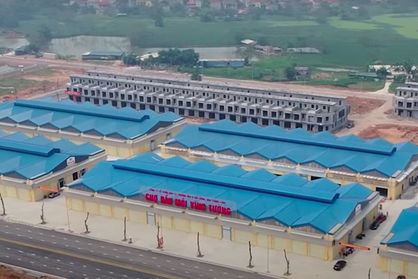 Vĩnh Phúc: Hệ thống kho vận và chợ đầu mối nông sản thực phẩm vào hoạt động