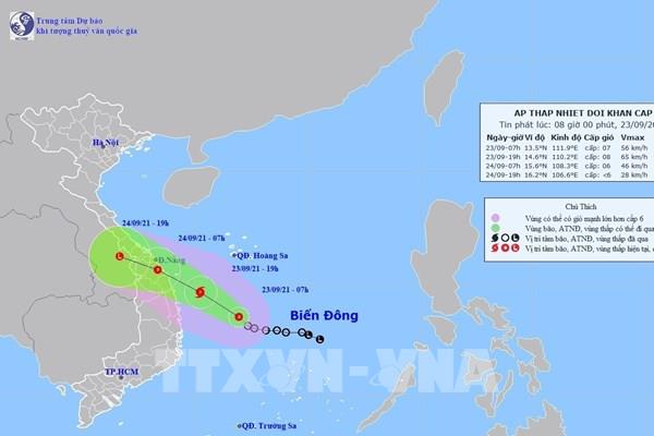 Chủ động ứng phó với áp thấp nhiệt đới có khả năng mạnh lên thành bão